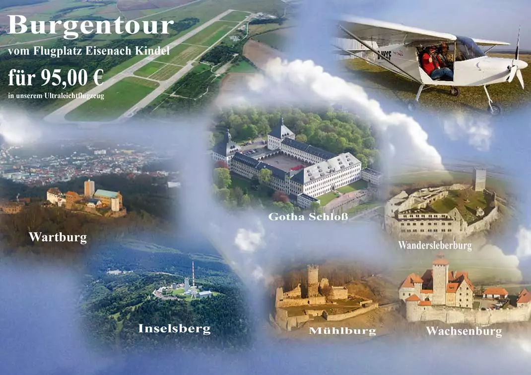 Rundflug über Thüringen